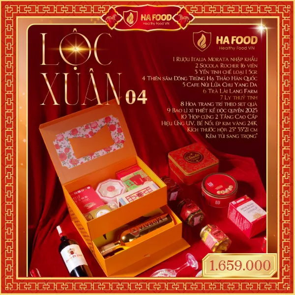 Lộc Xuân 4 - Hộp quà Tết Hafood 2026
