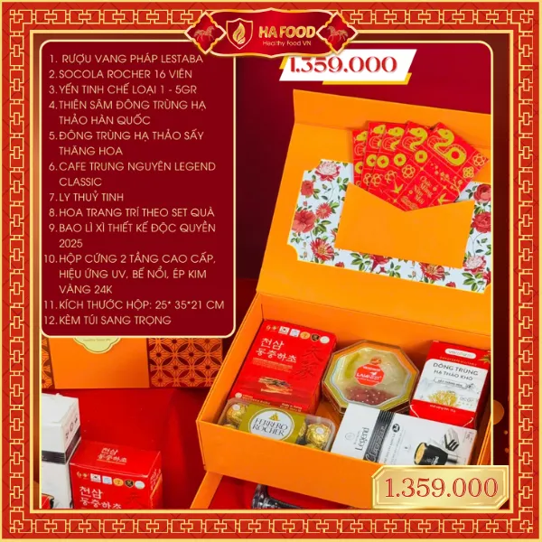Lộc Xuân 5 - Hộp quà Tết Hafood 2026
