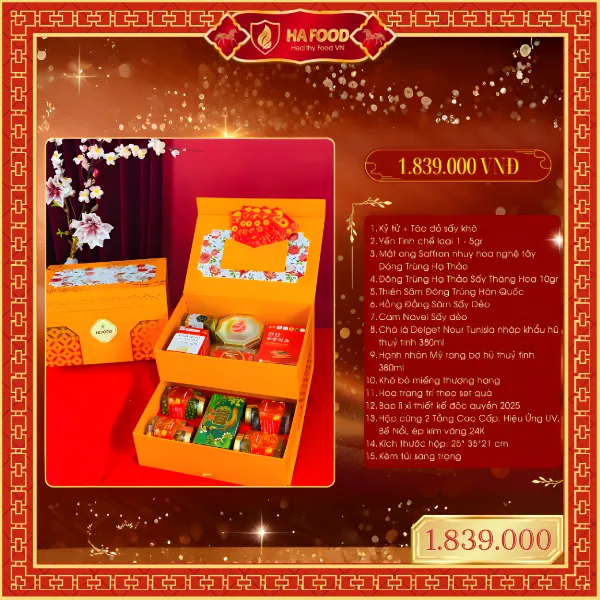 Lộc Xuân 6 - Hộp quà Tết Hafood 2026