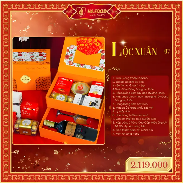 Lộc Xuân 7 - Hộp quà Tết Hafood 2026