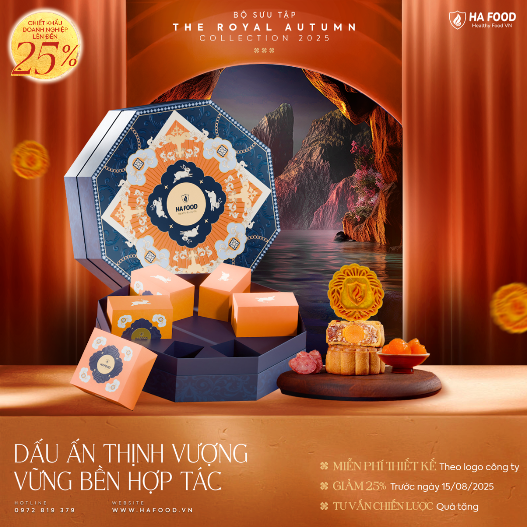 Trang Vàng Hoàng Kim SET 2 (2 BÁNH MẶN + 4 BÁNH NGỌT)