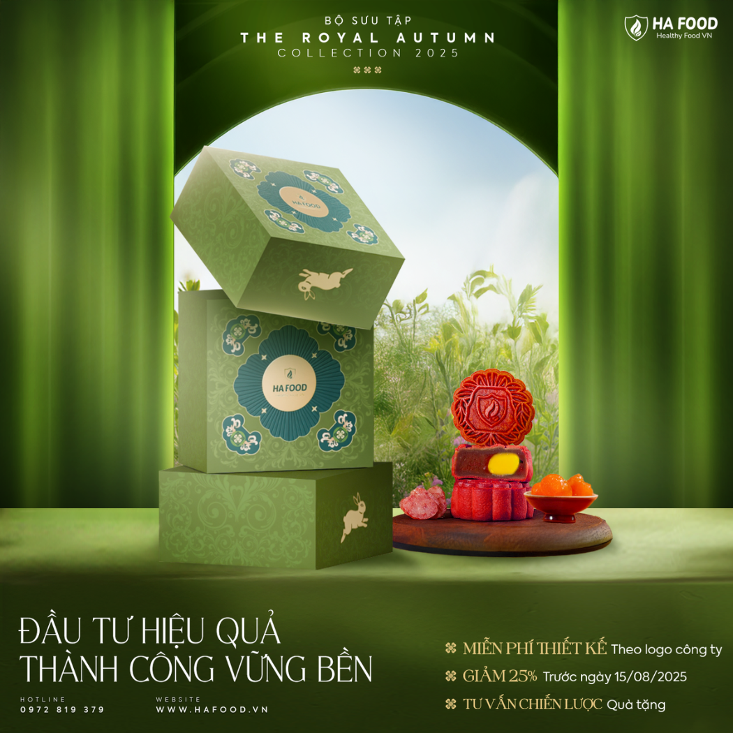 Trang Vàng Hoàng Kim SET 4 (5 BÁNH + 1 TRÀ)