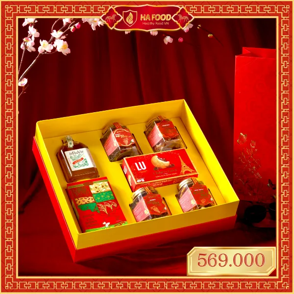 Thịnh Hoa Xuân 1 - Hộp quà tết Hafood 2026