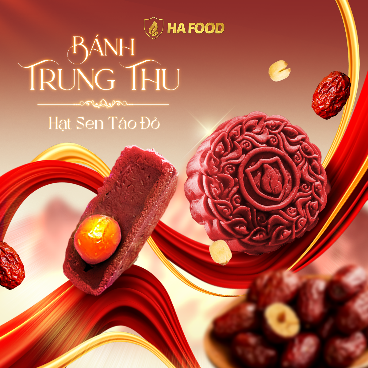 BÁNH HẠT SEN TÁO ĐỎ